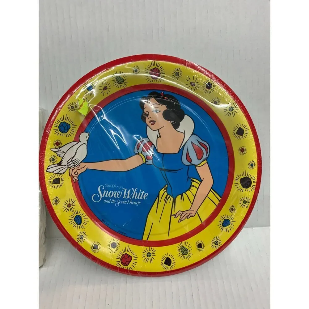 Vintage Disney Snow White Birthday Party Napkins Plates NIP
